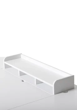 Schreibtisch 'Wood' 66 cm Weiß/Eiche