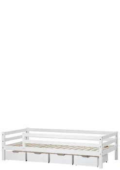 Schublade auf Rädern weiß