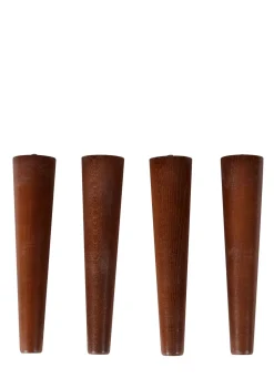 Set Möbelbeine 'Cocoon' Walnut