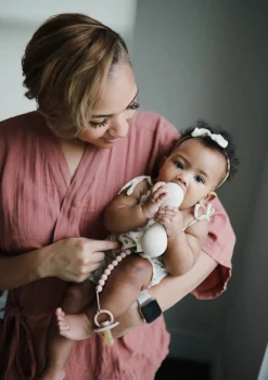 Silikon Schnullerkette 'Hera' Blush