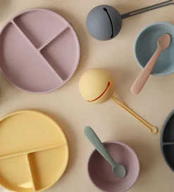 Silikon Schüssel mit Saugnapf Soft Lilac