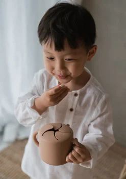 Silikon Snackbecher Cloudy Mauve