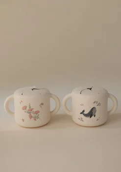 Silikon Snackbecher Whales