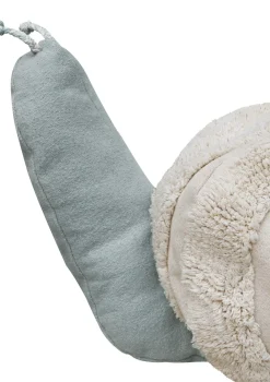 Sitzkissen 'Mr. Snail' Blue / Natural