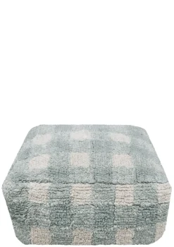 Sitzpouf 'Vichy' Blue Sage