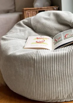 Sitzsack Cord Creme Beige