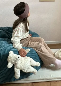 Sitzsack Cord Lagune Blau