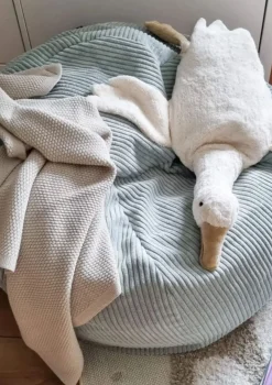 Sitzsack Cord Salbei Grün