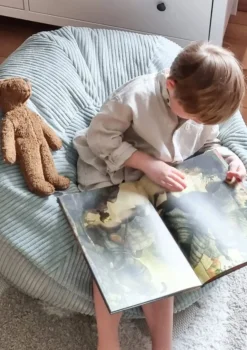 Sitzsack Cord Salbei Grün