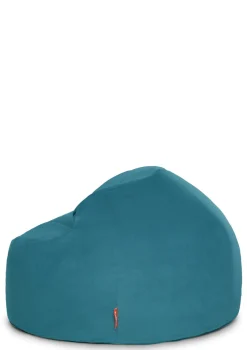 Sitzsack Velours Dino Türkis