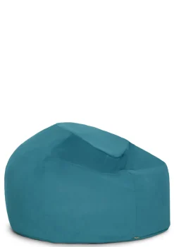 Sitzsack Velours Dino Türkis