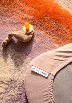 Spannbettlaken für Kinderwagenmatratze Dusty Rose