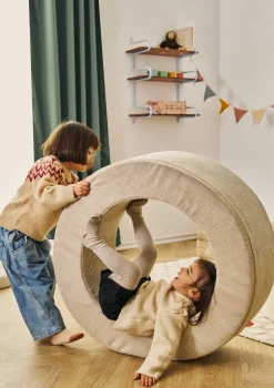 Spiel-Element 'Donut' Cord Creme Beige