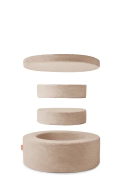 Spiel-Element 'Donut' Cord Karamell Beige