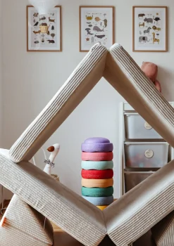 Spielsofa Cord Creme Beige