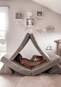 Spielsofa Cord Koala Grau