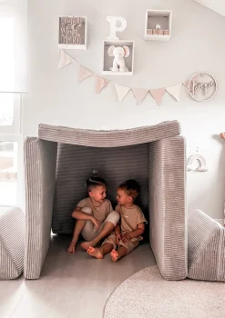 Spielsofa Cord Koala Grau