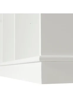 Standregal 'Wood' vertikal 3 x 5 / weiß mit Sockel