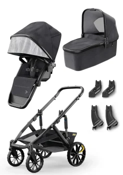 Switchback Geschwisterwagen Switch&Roll dunkelgrau / schwarz