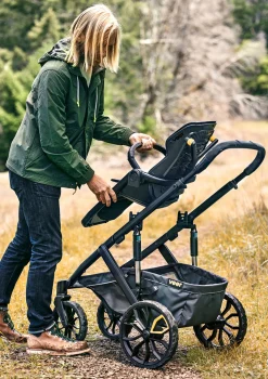 Switchback Kinderwagen Starter-Set dunkelgrau / schwarz