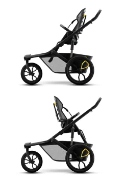 Switchback Kinderwagen Switch&Jog dunkelgrau / schwarz