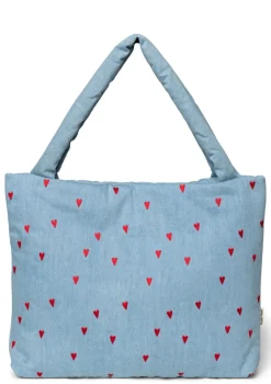 Tasche 'Denim Mom-Bag' Hearts