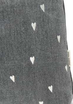 Tasche 'Grey Denim Mom-Bag' Hearts