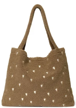 Tasche 'Teddy Mom-Bag' Brown Hearts