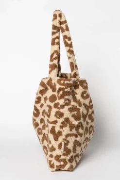 Tasche 'Teddy Mom-Bag' Leopard Ecru