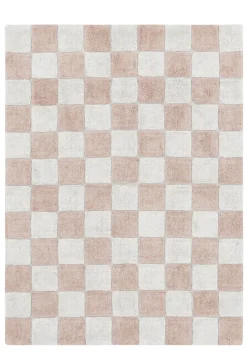 Teppich im Fliesenlook 'Kitchen Tiles' Rose waschbar 160 x 120 cm