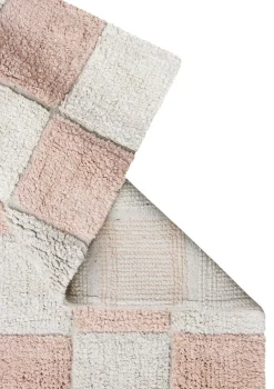 Teppich im Fliesenlook 'Kitchen Tiles' Rose waschbar 160 x 120 cm