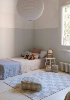 Teppich im Fliesenlook 'Kitchen Tiles' Blue Sage waschbar 160 x 120 cm