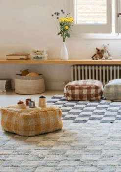 Teppich im Fliesenlook 'Kitchen Tiles' Blue Sage waschbar 160 x 120 cm