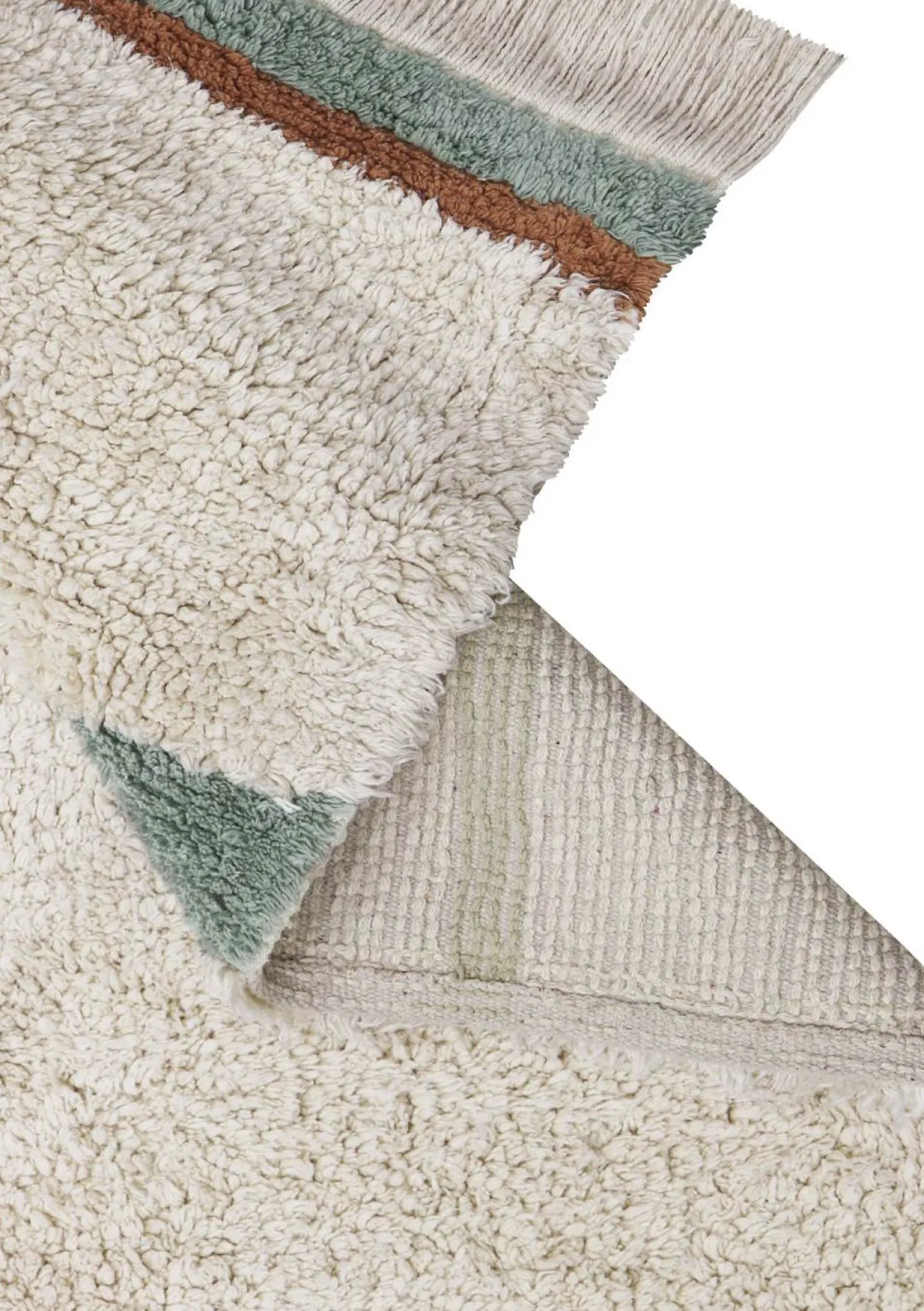 Teppich 'Lanes Vintage' Blue waschbar 130 x 90 cm