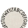 Teppich mit Buchstaben 'ABC' waschbar Ø 150 cm