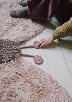 Teppich mit Tiermotiv 'Butterfly' waschbar 120 x 90 cm