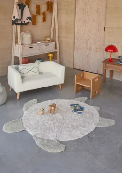 Teppich mit Tiermotiv 'Sea Turtle' waschbar 130 x 110 cm