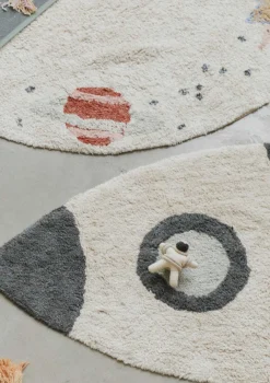 Teppich mit Weltraum-Motiv 'Rocket' waschbar 135 x 85 cm