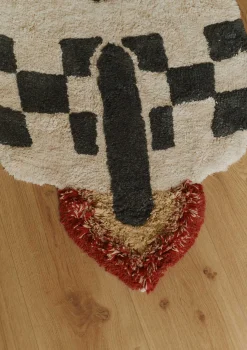 Teppich mit Weltraum-Motiv 'Rocket' waschbar 135 x 85 cm