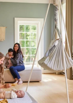 3-tlg. Federwiegen-Set 'Basic' Grau