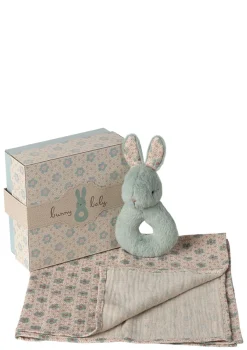 2-tlg. Rassel Set 'Kaninchen' minze