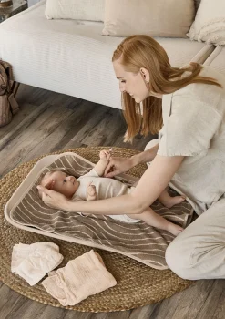 Topper Wickelauflage Organic 'Woodland' Cappuccino