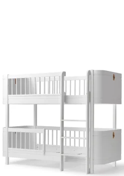 Umbauset für 'Wood Mini+' Baby- und Juniorbett zum halbhohen Etagenbett Weiß