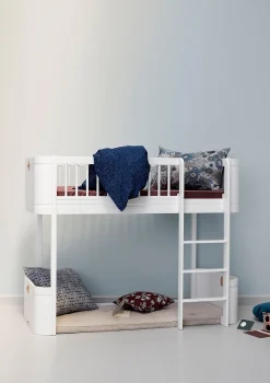 Umbauset für 'Wood Mini+' Babybett inkl. Junior-Erweiterung zum halbhohen Hochbett Weiß