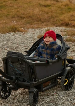 Veganer Lammfell-Sitzeinsatz weiß/schwarz
