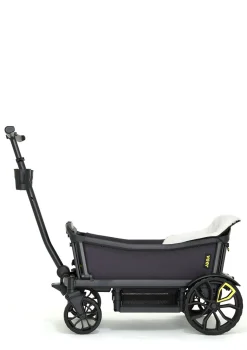 Veganer Lammfell-Sitzeinsatz weiß/schwarz