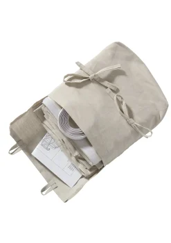 Vorhang für halbhohes Hochbett & Etagenbett 'Seaside Classic' natur