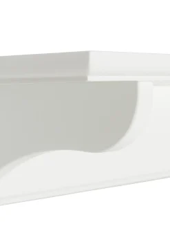 Wandregal 'Seaside' groß mit Haken weiß