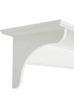 Wandregal 'Seaside' klein mit Haken weiß