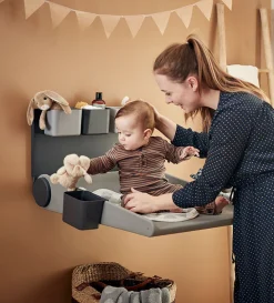 Wandwickeltisch 'Wally' Dusty Grey